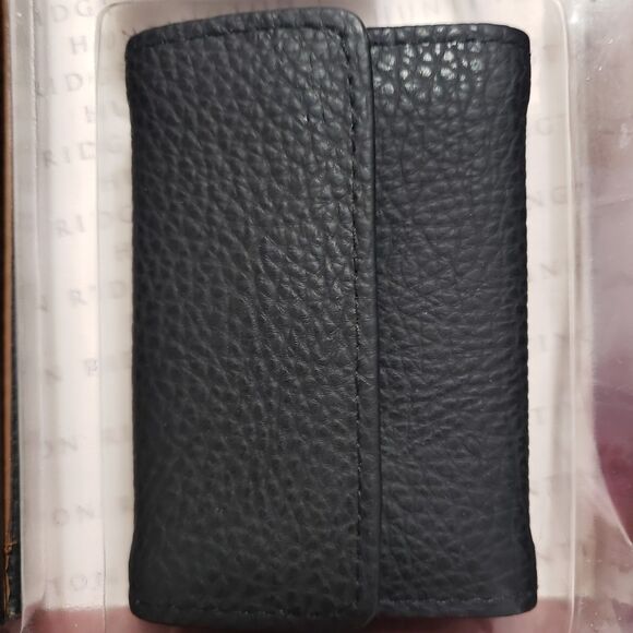 Huntington Ridge 4pc Set Wallet  Key  Ring Notebook  Checkbook Set Black Faux... - Picture 4 of 12